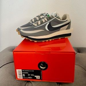 NIKE x LDWaffle x Sacai x Clot - Cool Grey - Sz 6M or 7.5W